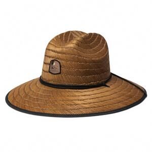NEW FIELDSTONE men's surf straw hastings hat in chocolate